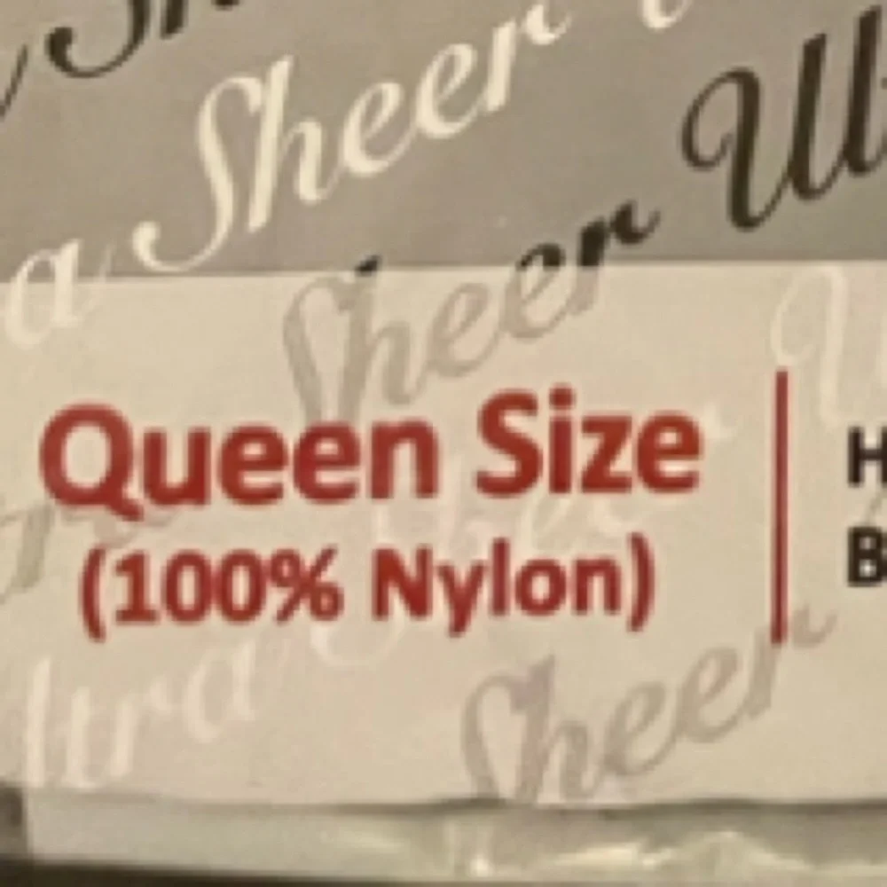 Ultra Sheer Panty Hose Queen Size - Brown Pecan Large-xl